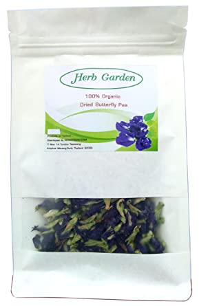 4.23 oz Butterfly Pea Flowers Dried Organic Blue Tea Herb And Use To Cook Food Beverage Cake Jelly Pudding Or Cookie
