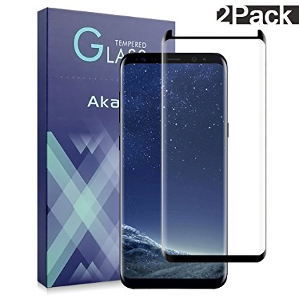 Samsung Galaxy S8 Screen Protector,CBoner Glass Protector [Tempered Glass], Bubble Free [2 PACK]
