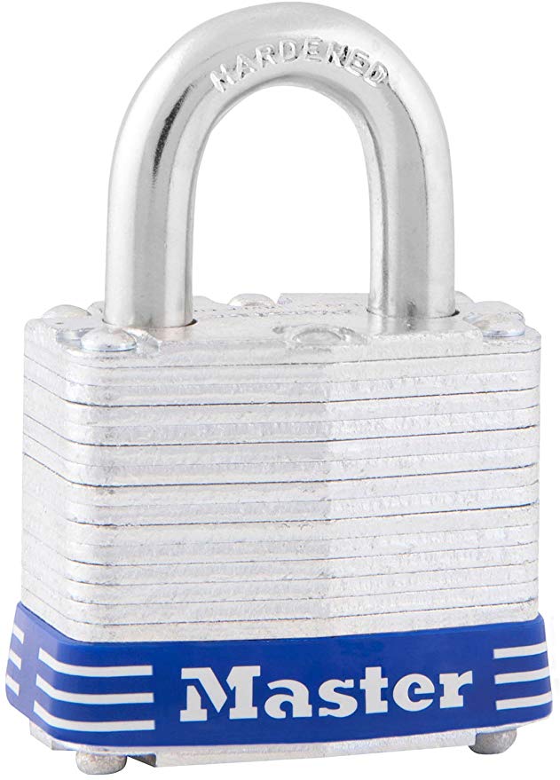 Master Lock 3D Laminated Padlock, 3/4-inch Shackle, 1-9/16-inch Wide