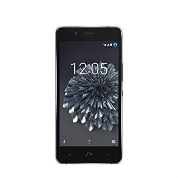 BQ Aquaris X5 Plus 4G 16 GB UK SIM-Free Smartphone - Black/Anthracite Grey