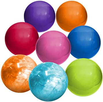 Hedstrom Multi-Color Assortment of Large Playballs Indoor/Outdoor Playballs, Multi