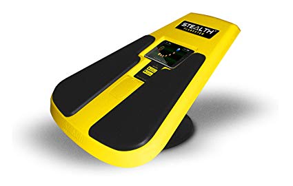 Stealth Plankster Core Trainer - Dynamic Ab Plank Workout, Interactive Fitness Board Powered by Gameplay Technology for a Healthy Back and Strong Core (Fly Yellow)