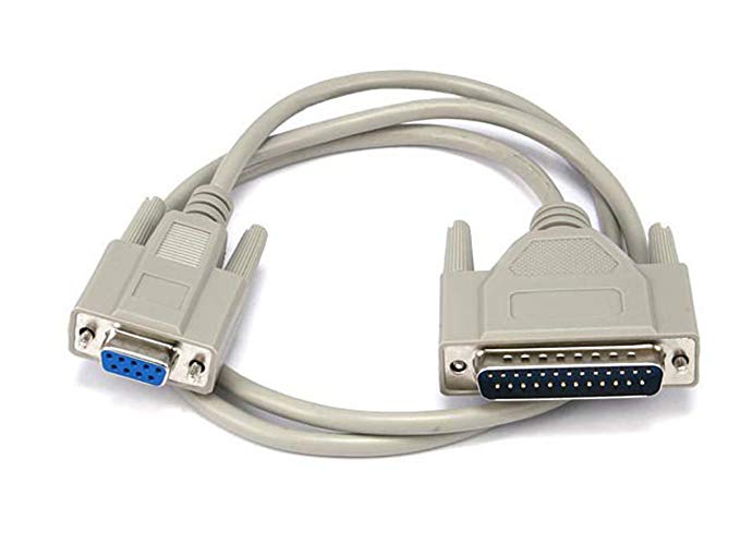 Monoprice 3-Feet AT Modem DB9F/DB25M Molded Cable (100461)