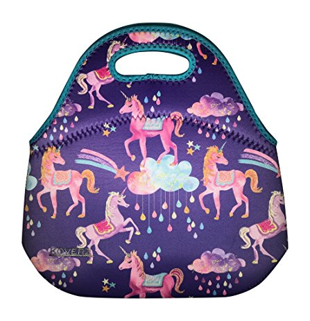 Koverz - #1 Neoprene Lunch Bag, Outdoor Bag - CHOOSE FROM 16 STYLES! - Unicorns
