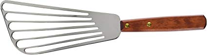 Matfer Bourgeat 982045 Fish Spatula or Turner, 12-Inch, Gray/Brown