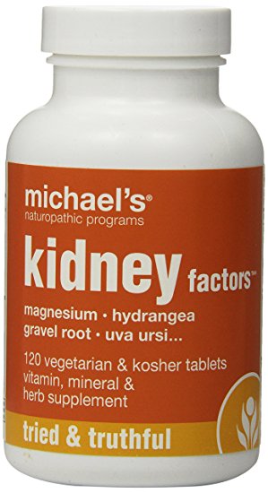 Michael's Naturopathic Programs Kidney Factors Nutritional Supplements, 120 Count