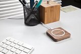 Qi Wireless Charging Pad Made of Solid Wood by Wasserstein TM for Samsung Galaxy S6 Galaxy S6 EdgeLG G4 Nexus 6 Sony Xperia Z3v Samsung Google HTC and Other Qi-enabled Phones and Tablets - Wasserstein TM Lifetime Warranty