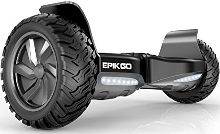 EPIKGO Self Balancing Scooter Hoverboard Balance Board - All-Terrain Tire, 400W Dual-Motor, 8.5" Wheel, Alloy Rim Hover Through Tough Road Condition [Classic Series, Model: EL-ES03]