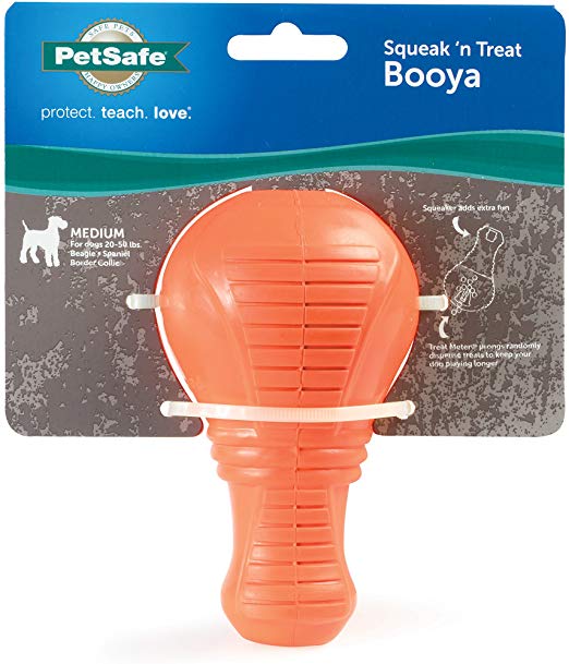 PetSafe Medium Sportsmen Squeak 'N' Treat Booya Pet Chew Toy