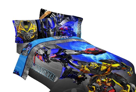 Transformers Alien Machine 72 by 86-Inch Comforter, Twin/Full