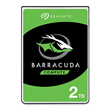 Seagate 2 TB BarraCuda 2.5 Inch Internal Hard Drive (5400 RPM, 128 MB Cache, SATA 6Gb/s, Up to 140 MB/s, Model: ST2000LMZ15/LM015)