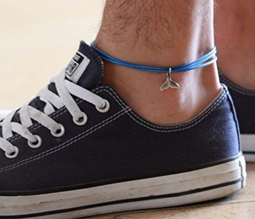 Men's Anklet - Men's Ankle bracelet - Anklet for Men - Ankle Bracelet For Men - Men's Jewelry - Men's Whale Tail Anklet - Jewelry For Men - Summer Jewelry - Beach Jewelry