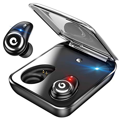 Wireless Earbuds Casecube Bluetooth 5.0 Wireless Earbuds True Wireless Bluetooth Earphones Ipx7 Waterproof Wireless Headphones with Charging Case 60H Playtime for iOS and Android