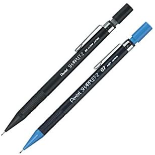 Pentel Sharplet-2, Automatic Pencil, 0.7mm Lead Size, Blue Barrel, Box of 12 (A127C)