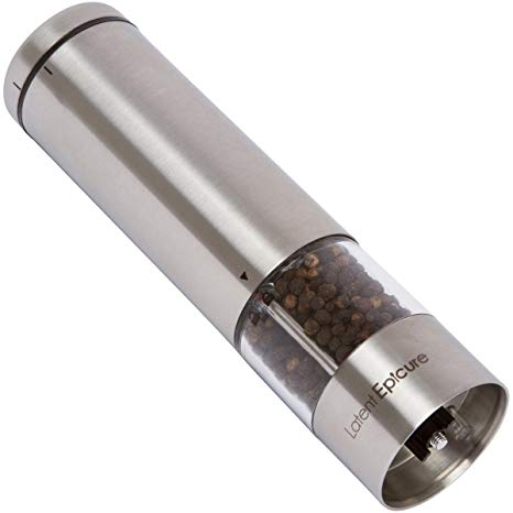Latent Epicure Battery Operated Salt and Pepper Grinder (Pack of 1 Mill)