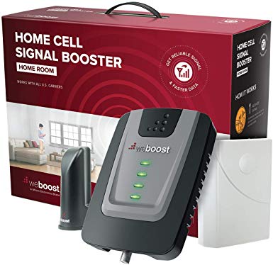 weBoost Home Room (472120) Cell Phone Signal Booster Kit | Up to 1,500 sq ft | All U.S. Carriers - Verizon, AT&T, T-Mobile, Sprint & More | FCC Approved