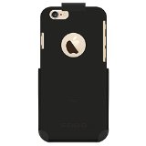Seidio SURFACE Reveal Case and Belt-Clip Holster for iPhone 6 ONLY Slim Protection - Retail Packaging - Black