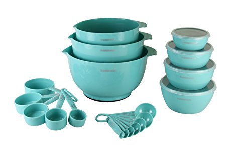 Farberware 5212677 Professional Baking Set 23-Piece Mix and Measure, Aqua Sky