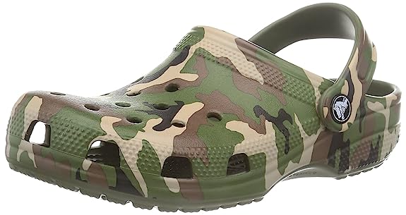 crocs Unisex-Adult Classic Printed Camo Clog