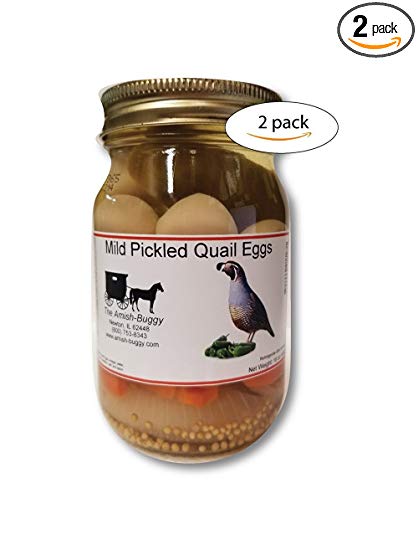 Pickled Quail Eggs (Mild Pickled Quail Eggs (Mild Heat)) 2 jars