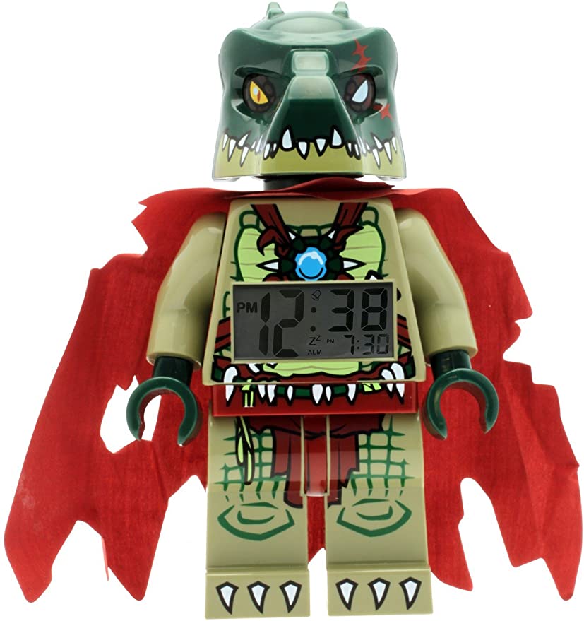 LEGO Kids' 9000577 Legends of Chima Cragger Mini-Figure Light Up Alarm Clock