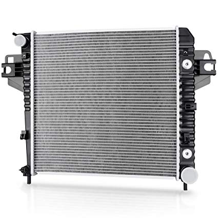 Complete Radiator For 2002 2003 2004 2005 2006 Jeep Liberty 3.7 V6 6Cyl DWRD1008