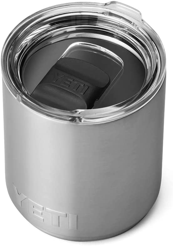 YETI Rambler 10 oz Stackable Lowball 2.0, Vacuum Insulated, Stainless Steel with MagSlider Lid, Stainless