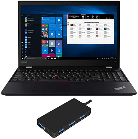 Lenovo ThinkPad P53s Laptop (Intel i7-8565U 4-Core, 16GB RAM, 512GB PCIe SSD, NVIDIA Quadro P520, 15.6" Full HD (1920x1080), Fingerprint, WiFi, Bluetooth, Webcam, Win 10 Pro) with USB3.0 Hub