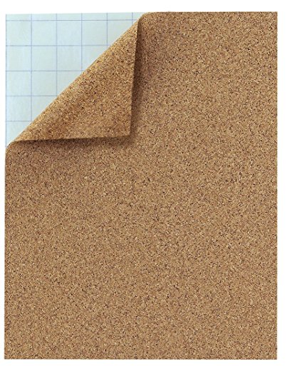 Hygloss Products Cork Sheets – 2 mm Thick Self Adhesive Cork Roll – 8.5 x 11 Inches, 2 Pack