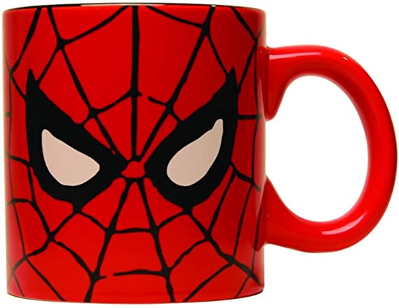 Silver Buffalo MC7034 Marvel Comics Spider-Man Eyes Jumbo Coffee Mug, 20-Ounces