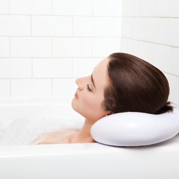 Simply Essentials Spa Bath Pillow with Suction Cups
