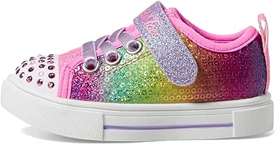 Skechers Unisex-Child Twinkle Sparks-Sequin Flash Sneaker