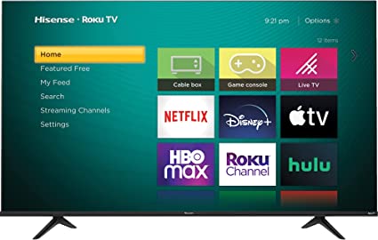 Hisense 43-Inch Class R6 Series Dolby Vision HDR 4K UHD Roku Smart TV with Alexa Compatibility (43R6G)