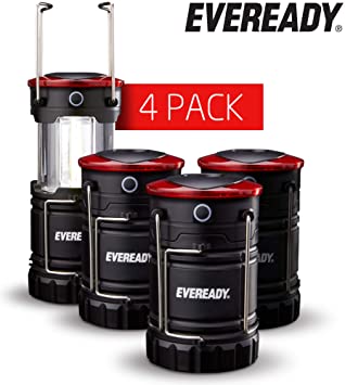 Eveready 360 LED Camping Lantern, Super Bright, Long-Lasting Run-time, Battery Powered Outdoor LED Lantern - Built for Camping, Hiking, Emergency, Storm