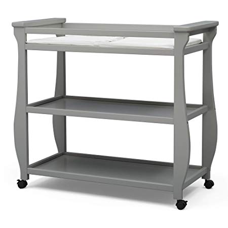 Delta Children Lancaster Changing Table, Grey