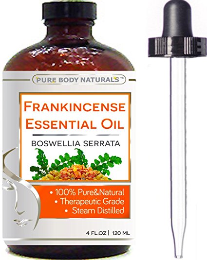 Pure Body Naturals Frankincense Essential Oil - 4 oz