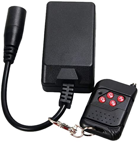 AUCD Portable 3 Pins XLR Wirless Remote Control Receiver for 400W 500W Smoke Fog Machine