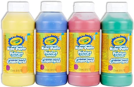 Crayola 4-Count of 236 ml Washable Paint Arts & Crafts