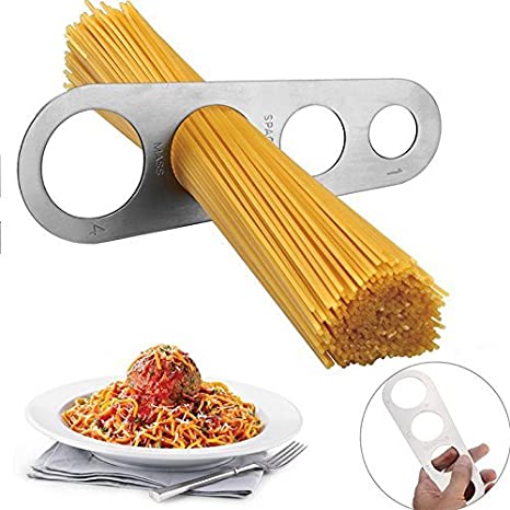 Happy Sales HSKT-SSPM01, Stainless Steel Spaghetti Pasta Measure Tool