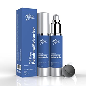 OIL FREE MOISTURIZER -High potency hydrating facial anti-acne cream for oily skin anti-aging and anti-wrinkle – reduces dark spots from Acne (BIG 1.7 OZ)
