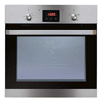 MS200SS Four Function Single Oven with A Energy Rating and Touch Control Clock/Timer in Stainless Steel