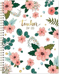 Teacher Planner 2024-2025 - Teacher Planner 2024-2025 Academic Year, July 2024 - June 2025, 8'' x 10'', Lesson Plan Book, Weekly & Monthly Lesson Planner with Quotes, Weekly Activity Schedule