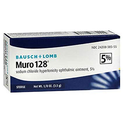 Muro 128 5 Percent Sterile Opthalmic Ointment .12 oz (3.5 g)