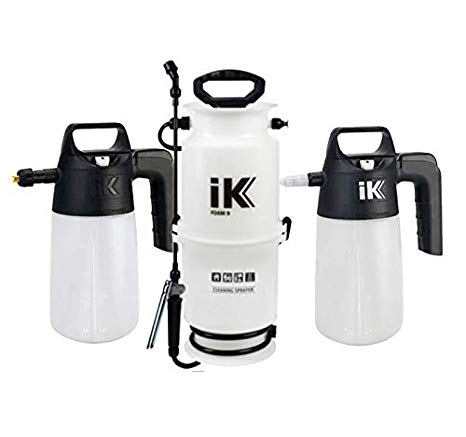 iK PUMP SPRAYER COMBO KIT (3-PK) iK Foam 9   iK Foam 1.5   iK Multi 1.5 Professional Auto Detailing Foamers and Multi-Purpose Pressure Sprayer | Pro Quality Tough with Easy To Use Design