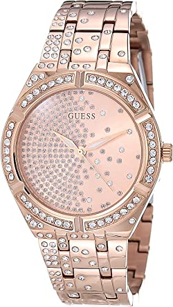 GUESS 36mm Crystal Accent Watch