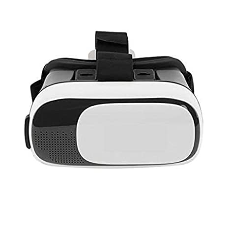 Virtual Reality Headset Glasses Anti-Radiation Adjustable Screen Headband 2022 Latest Virtual Reality Headsets for Video Movies & Games Compatible with All Smartphones Box Black/White