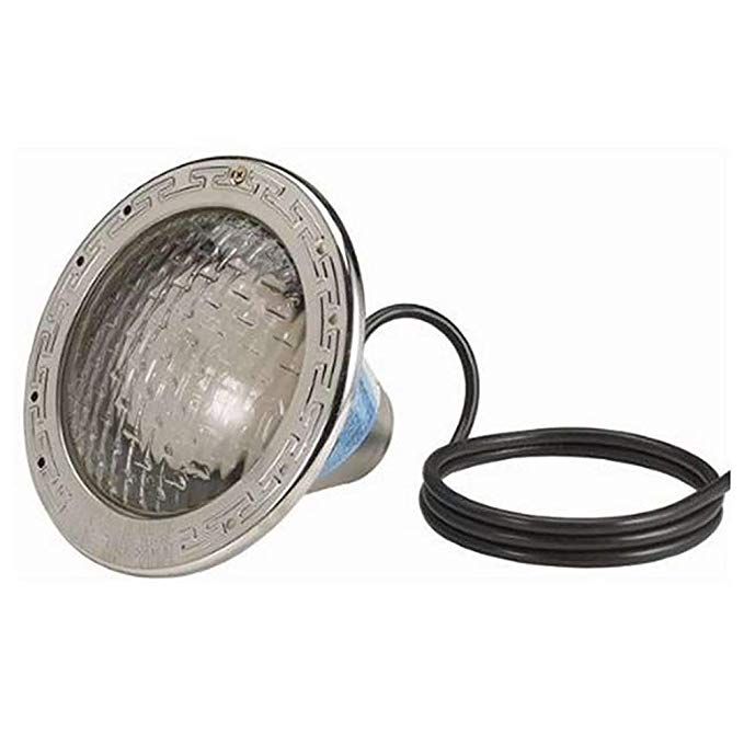 Pentair 78421100 Amerlite Underwater Incandescent Pool Light with Stainless Steel Face Ring, 120 Volt, 15 Foot Cord, 300 Watt