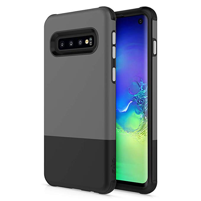 ZIZO Division Series Galaxy S10 Case Lightweight with Anti Scratch Shockproof Gray Black