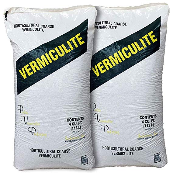 Coarse Vermiculite, 2 PK, 4 Cubic Foot Bag Each