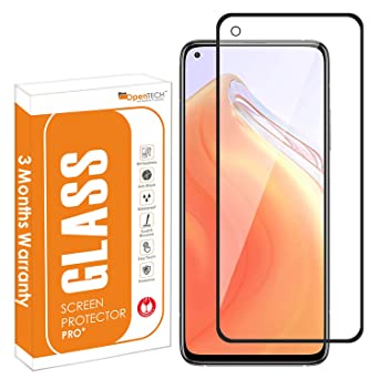 OpenTech® Tempered Glass Screen Protector Compatible for Xiaomi Mi 11 Lite/Xiaomi Mi 11 Lite NE/Xiaomi Mi 11 Lite 5G with Edge to Edge Coverage and Easy Installation kit